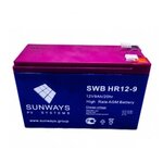 Аккумулятор Sunways HR 12-9 (12В 9 Ач) AGM - изображение