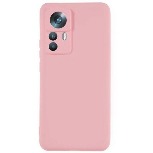 Накладка силиконовая Silicone Cover для Xiaomi 12T Pro розовая