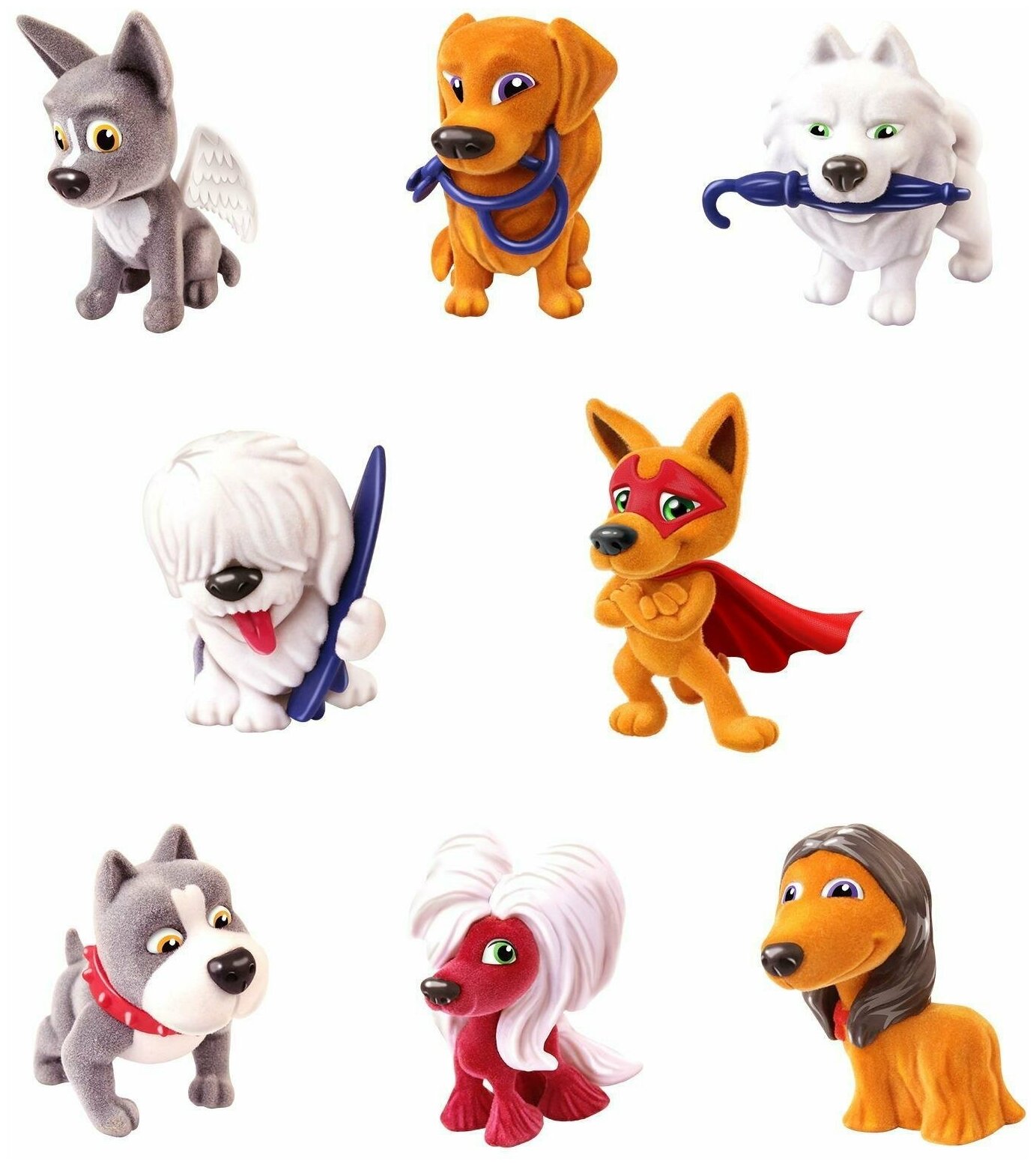 фото Фигурка SBOX коллекционная Конфитрейд в блистере Пушистики Щенята 4 Супергерои (в асс) УТ38418