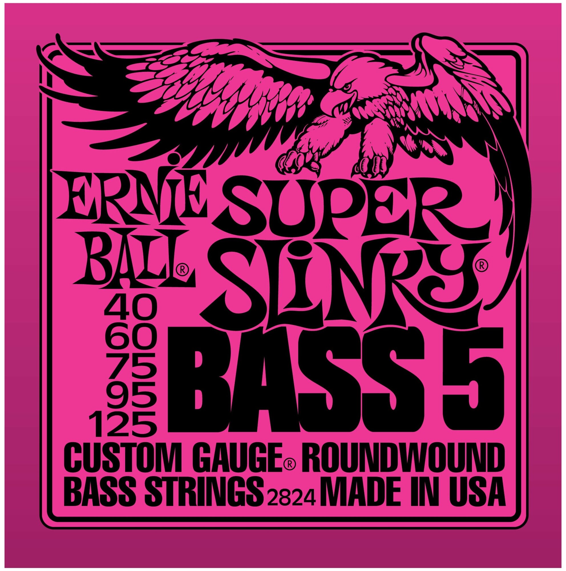 Набор струн Ernie Ball P02824 Super Slinky Bass, 1 уп. - фото №6