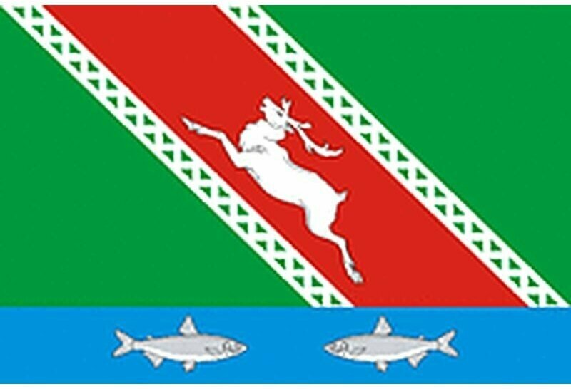 Флаг Катангского района. Размер 135x90 см.