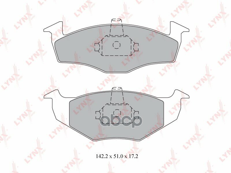 Колодки Тормозные Дисковые | Перед | LYNXauto арт. BD8008
