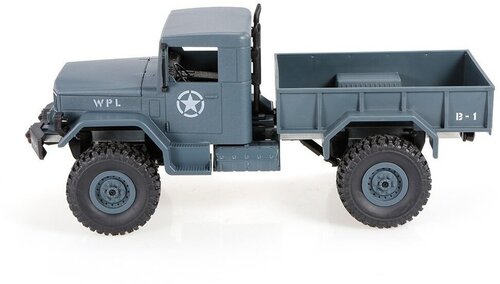 Радиоуправляемая машина WPL военный грузовик (серый) 4WD 2.4G 1/16 KIT