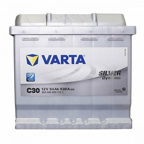 VARTA Silver C30 (54R) 530А Обратная полярность 54 Ач (207x175x190) - фото №4