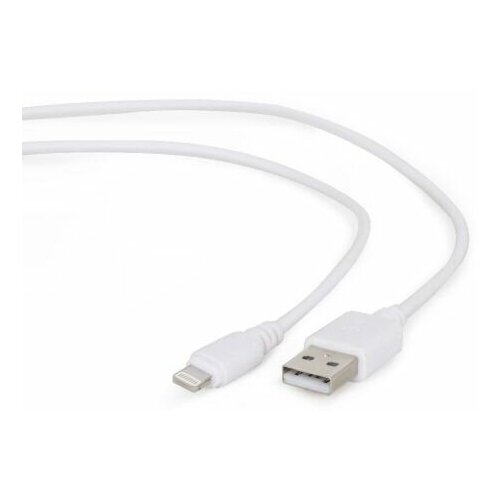 Кабель USB-Lightning Filum FL-C-U2-AM-LM-1M-W 1 м, USB 2.0, 2 А, разъемы: USB A male - Lightning male, белый кабель usb lightning filum fl cpro u2 am lm 1m l1 1 м usb 2 0 pro 2 а индикатор заряда разъемы usb a male lightning male