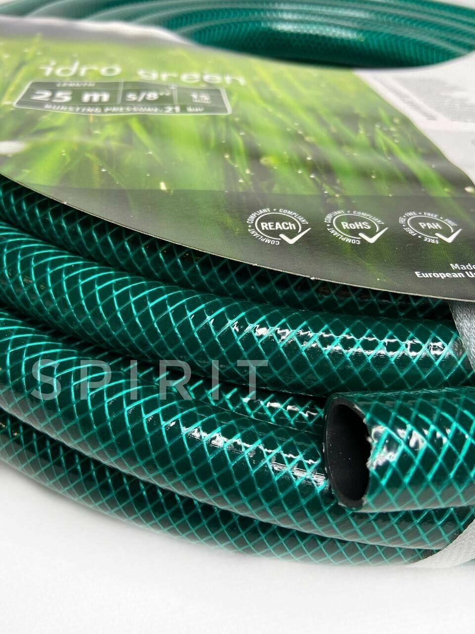 Шланг садовый для полива Aquapulse Idro green 5/8" x 25m, армированный - фотография № 2