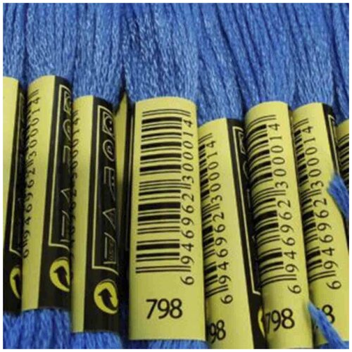 Нитки для вышивания СХС мулине (150-3866) 100% полиэфир 12 штук x 8 м