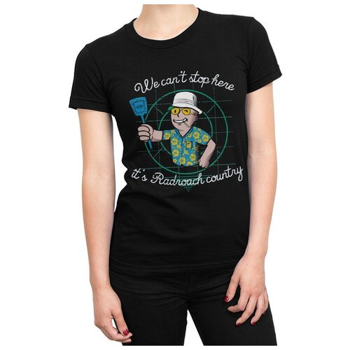 Футболка с принтом Игра Fallout / Vault Boy / Волт-Бой / Женская Черная S