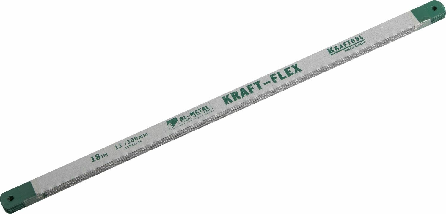 Полотно по металлу, Bi-Metal, 18TPI, 300 мм, 50 шт Kraft-flex KRAFTOOL 15942-18-S50