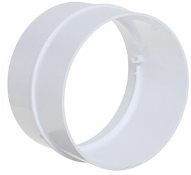 100 СКП Соединитель круглый пластиковый, для вентиляционных каналов диаметром 100 мм