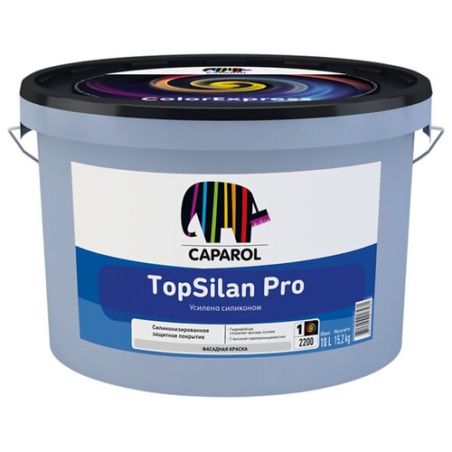 Краска фасадная Caparol TopSilan Pro база 1, белая, 10 л