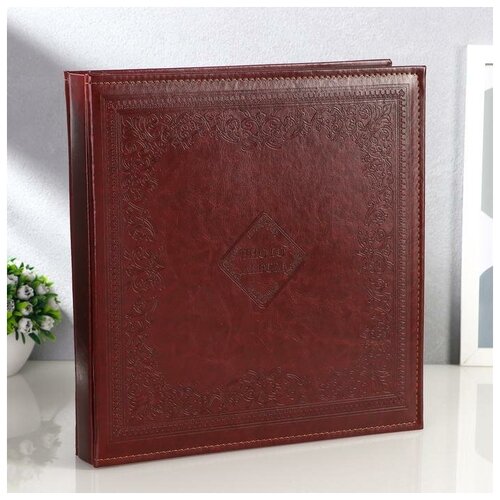 GreenWorld Фотоальбом на 500 фото 10х15 см Узорный кант кожзам в коробке 55х34х32 см 3447₽