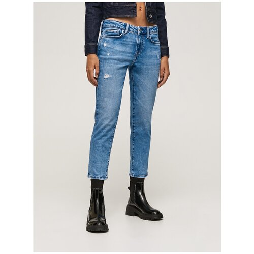 джинсы для женщин, Pepe Jeans London, модель: PL204264VS9R, цвет: голубой, размер: 31