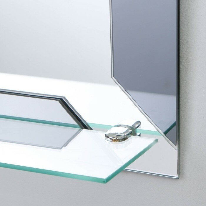 Зеркало «Шик», настенное, с полочкой, 53,5х63,5 см - фотография № 8