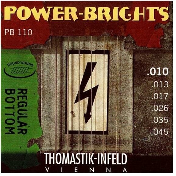 Струны для электрогитары Thomastik Power Brights PB110