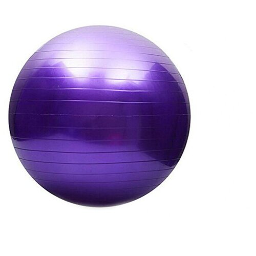 фото Фитбол, гимнастический мяч для йоги и фитнеса, фиолетовый, 95 см icon