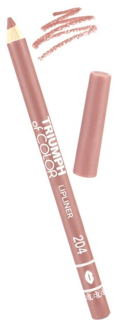 TF Cosmetics карандаш для губ Triumph Of Color Lipliner, 204 натуральный
