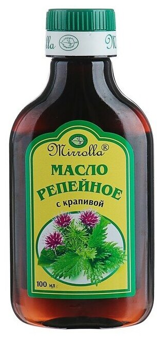 Репейное масло Mirrolla с крапивой, 100мл 2875412