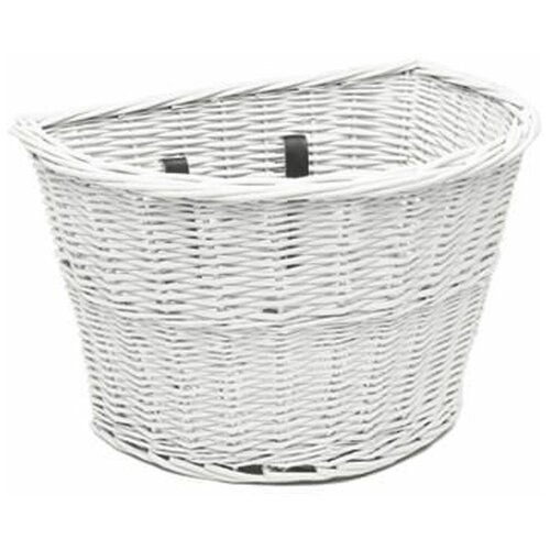 фото Велосипедная корзина cruiser wicker front basket (white) electra