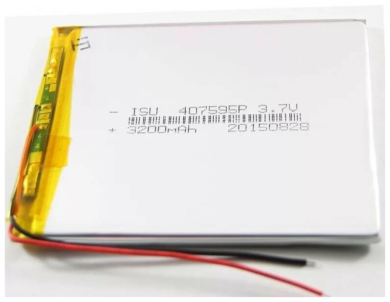 Аккумулятор Li-Pol (батарея) 407590 3.7V Li-Pol 4000 mAh (4x75x90 mm)