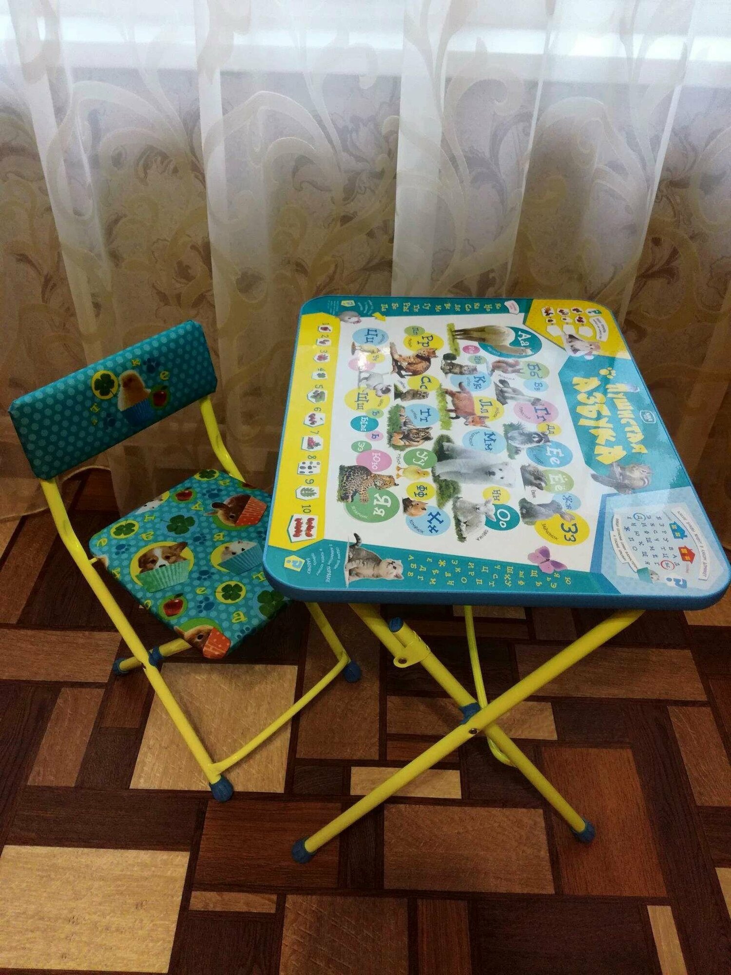 Комплект детской мебели пушистик, стол и стул детские для развития - фотография № 5