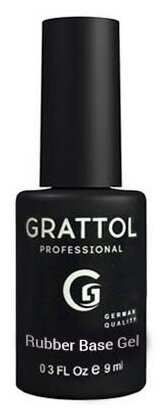 Grattol, Rubber Base Gel - каучуковая база, 9 мл