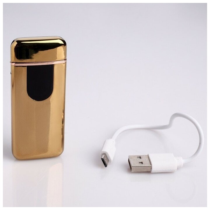 ___ Зажигалка электронная "Глинде", USB, дуговая, 8.5 х 2.5 см - фотография № 5