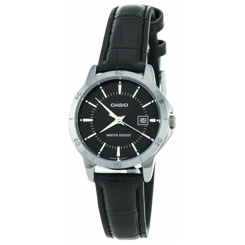 Наручные часы CASIO Collection LTP-V004L-1A, серебряный, черный наручные часы casio collection ltp 1314d 1a черный серебряный