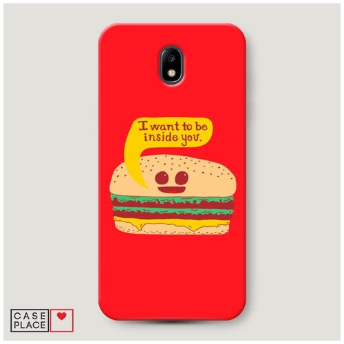 фото Чехол пластиковый samsung galaxy j5 2017 узоры еда 3 case place