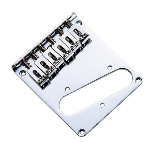 BT-001-CR Бридж (струнодержатель), хром, Metallor