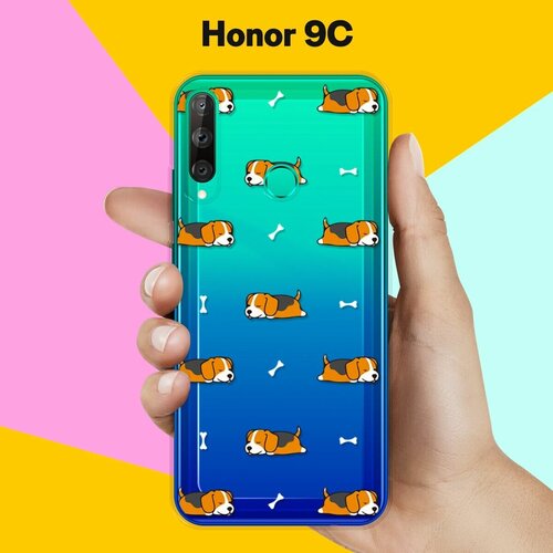 силиконовый чехол бигли спят на honor 9a Силиконовый чехол Бигли спят на Honor 9C