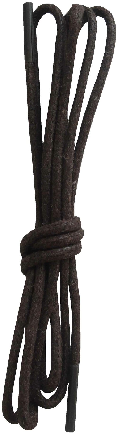Шнурки орион 60см тонкие с пропиткой коричневые, 1 пара