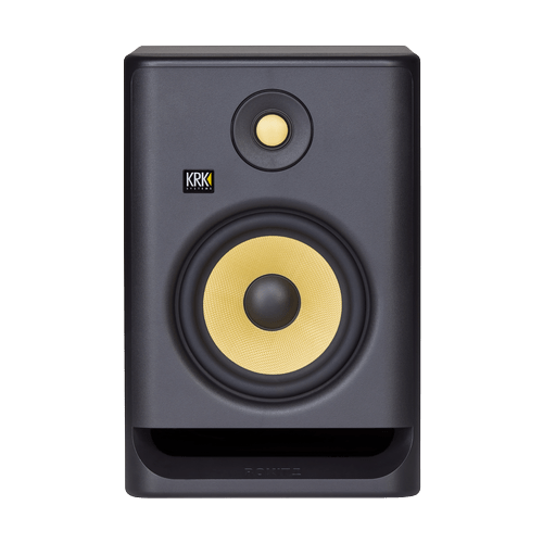 фото Krk rp7g4 активный 2-х полосный (bi-amp) 7-ти дюймовый студийный звуковой монитор, dsp, 25-полосный эквалайзер, лимитер, кроссов