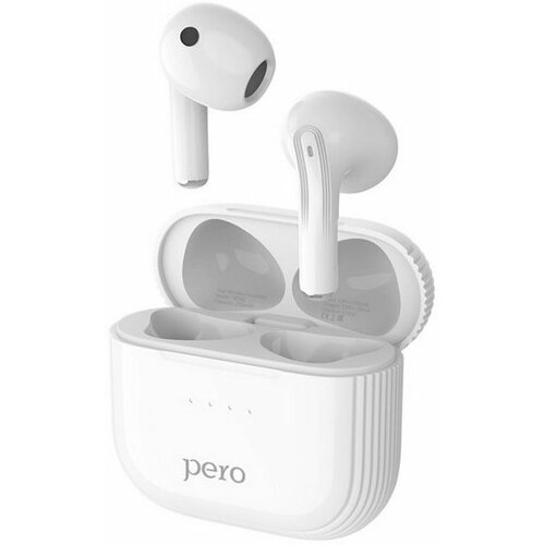 Наушники TWS02 вкладыши микрофон сенсорное управление 30230 мАч белые 131100₽