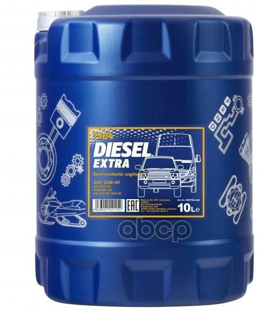 MANNOL Масло Моторное Diesel Extra 10W40 10L