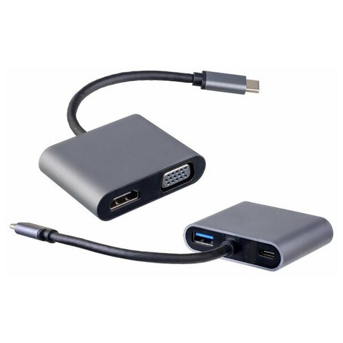 фото Док-станция perfeo usb type-c 4in1 pf-type-c-10