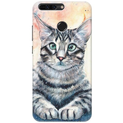 фото Re:pa накладка transparent для honor 8 pro с принтом "ушастый котик"