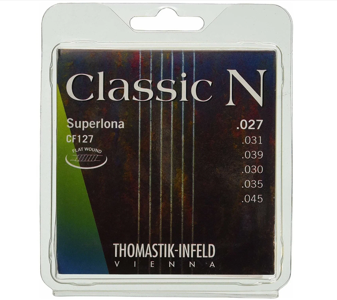 THOMASTIK Classic N CF127 струны для класс. гитары, нейлон/хр. сталь плоская оплётка 123725