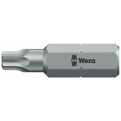 867/1 Z TORX® бита, вязкая твёрдость, хвостовик 1/4 C 6.3, TX 5 x 25 мм WERA (WE-066492) 867 4 z torx® бита вязкая твёрдость хвостовик 1 4 e 6 3 tx 20 x 89 мм wera we 060188