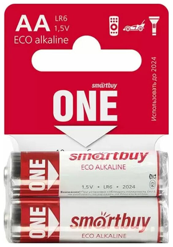 Э/п Smartbuy ONE LR6/2SB (60/600) (SOBA-2A02SB-Eco)