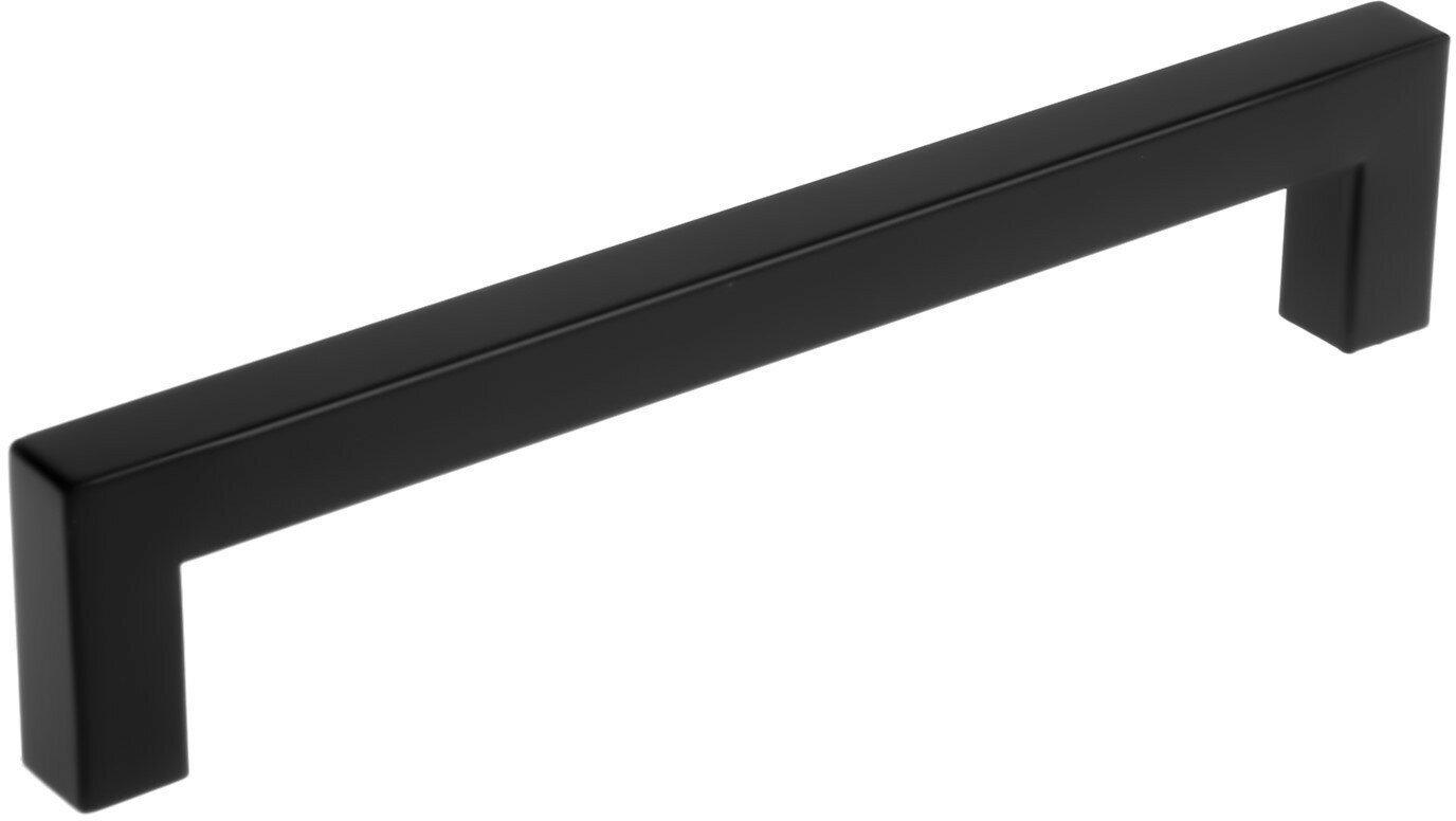 Ручка скоба SQUARE CAPPIO нержавеющая сталь м/о 160 мм цвет черный 9421361