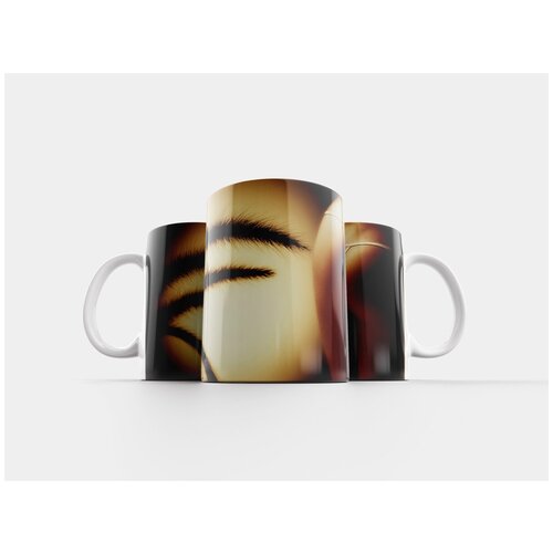 фото Кружка "заход солнца, женщина, нить" 320 мл lotsprints