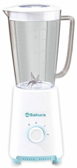 Блендер Sakura SA-6257W настольный, 1.0л, 500Вт