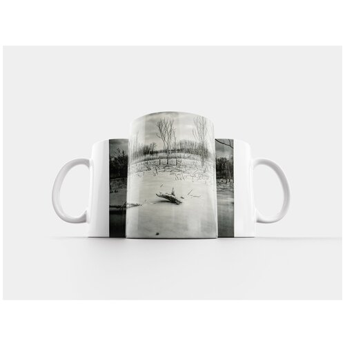 фото Кружка "зима, снег, деревья" 320 мл lotsprints