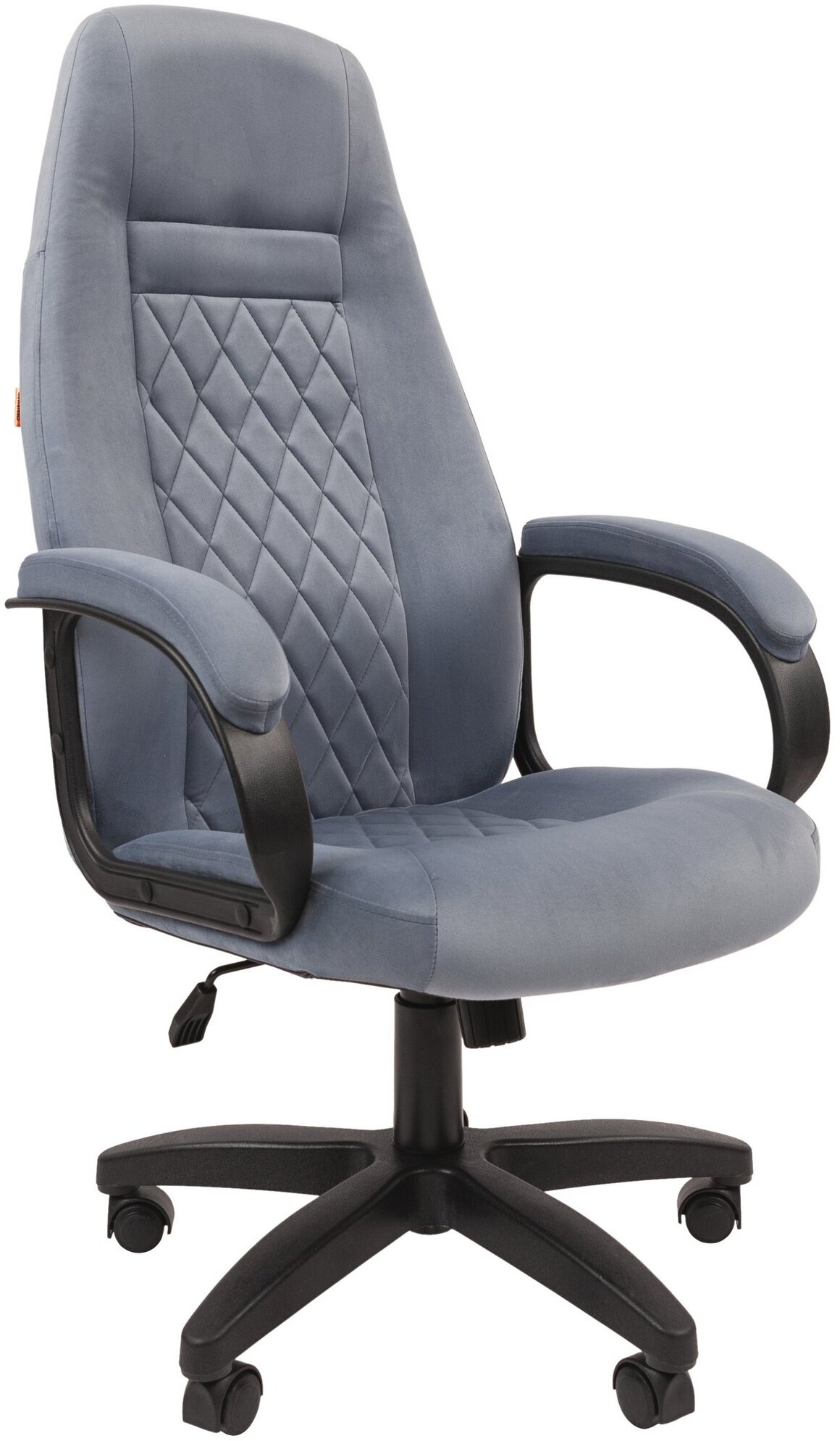 Компьютерное кресло для дома и офиса CHAIRMAN HOME 951, велюр, голубой - фотография № 1