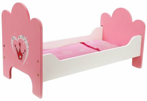 Mary Poppins Кроватка Корона 67114 бело-розовый