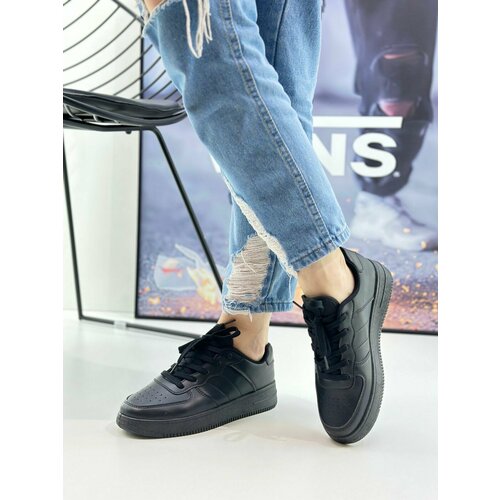 фото Кроссовки , повседневные, размер 38, черный нет бренда