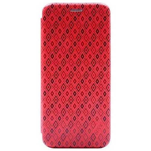 фото Чехол-книжка book art jack для samsung galaxy s10+ с принтом "magic rhombs" красный gosso