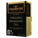 Чай индийский черный Golden Tips English Breakfast Tea, в пакетиках, 20 шт. - изображение