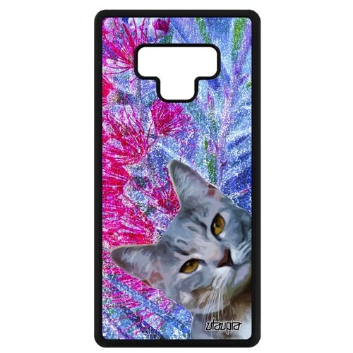 фото Стильный чехол на телефон // galaxy note 9 // "котик" зверь киса, utaupia, фуксия